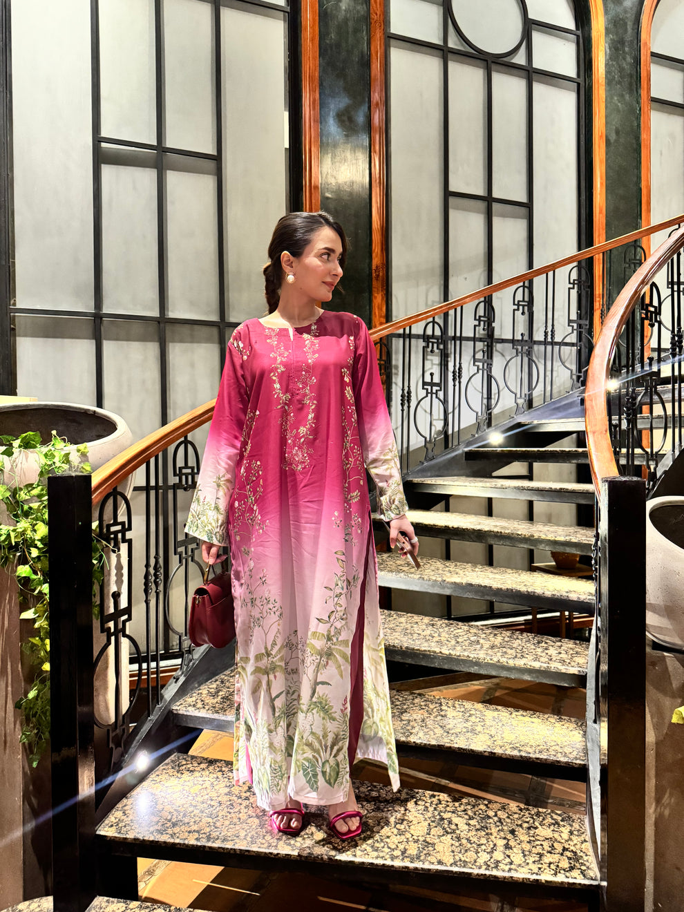 Sir hashmi 2 piece maxi