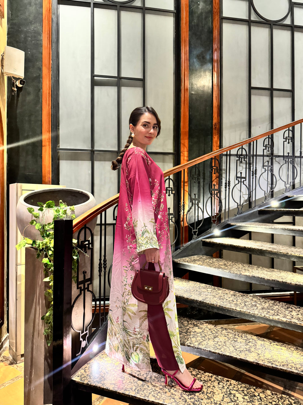 Sir hashmi 2 piece maxi