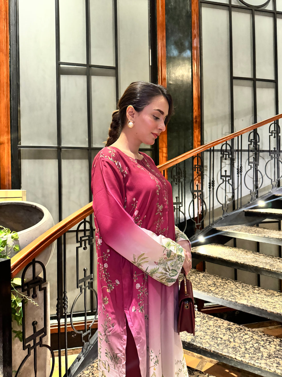 Sir hashmi 2 piece maxi